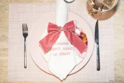Mixed Messages Dinner Napkins, Set of 12