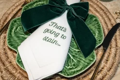 Mixed Messages Dinner Napkins, Set of 12