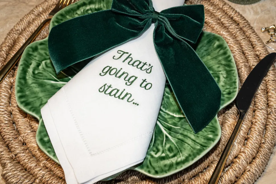 Mixed Messages Dinner Napkins, Set of 12