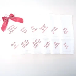 Mixed Messages Dinner Napkins, Set of 12