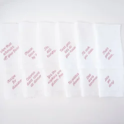 Mixed Messages Dinner Napkins, Set of 12