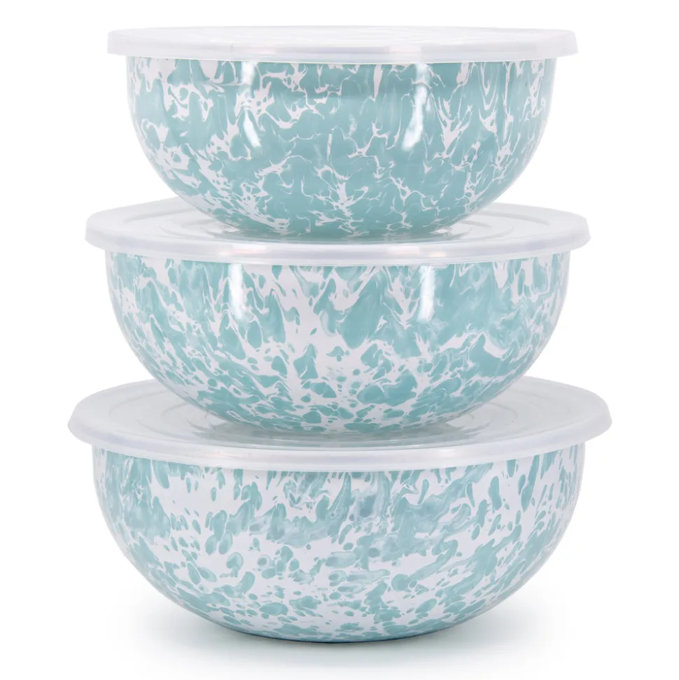 Mixing Bowls in Sea Glass