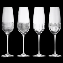Mixology Flute 335ml 11 fl oz, Mixed Set of 4