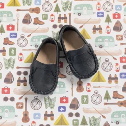 Moccasin for Baby Navy Blue