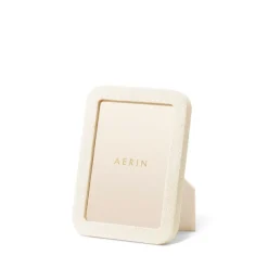 Modern Shagreen Frame, Cream