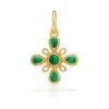 Monique Gem Pendant in Malachite