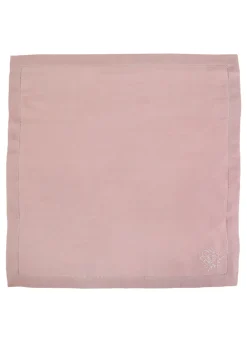 Monogram Dinner Napkin In Blush, Set of 4