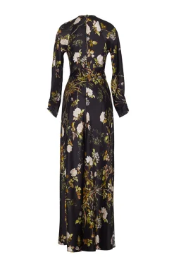 Montgomery Dress in Alfine Gardens Black