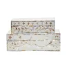 MOP Tear Hinged Cover Box, Set of 2
