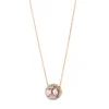 Morganite & Diamonds Pendant