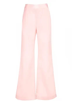 Morganite Faille Cropped Tuxedo Trouser