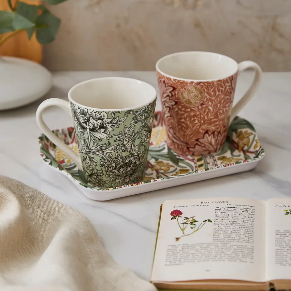 Morris & Co. Mug & Tray Set