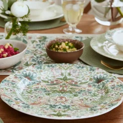 Morris & Co. Serving Platter in Strawberry Thief