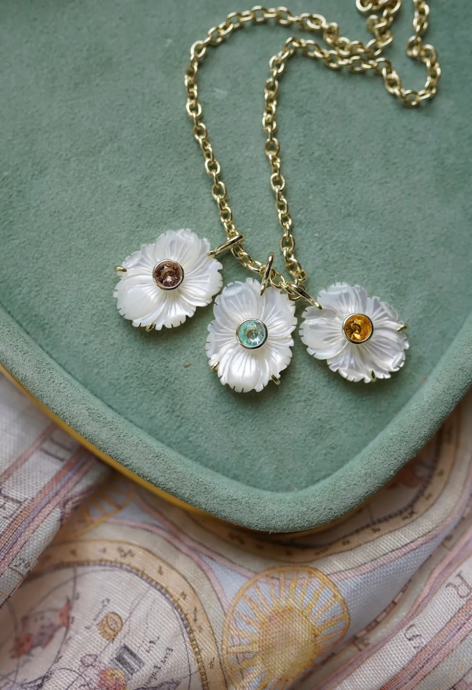 Mother Of Pearl Month Charm
