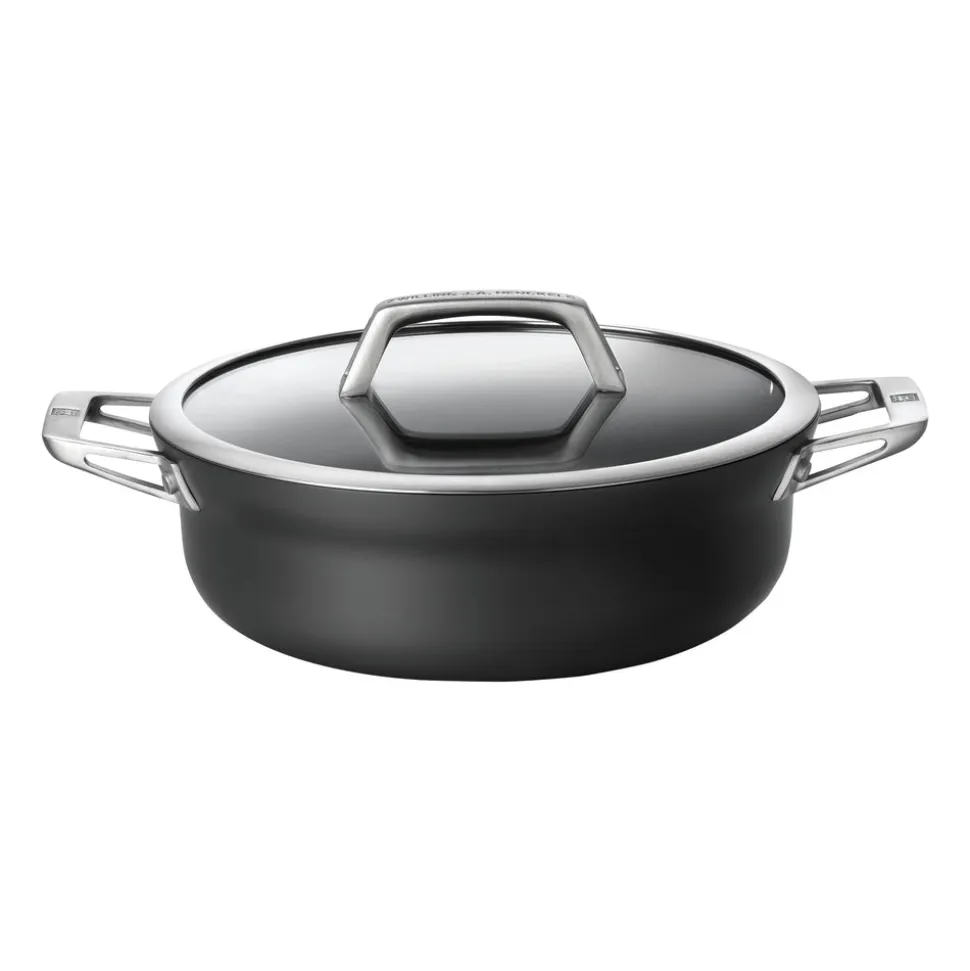 Motion Hard Anodized 4-qt Aluminum Nonstick Chef's Pan