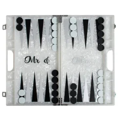 Mr. & Mrs. Backgammon Board
