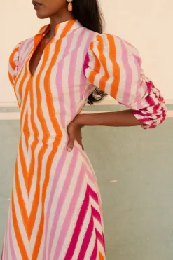 Multicolor Illusion Dress