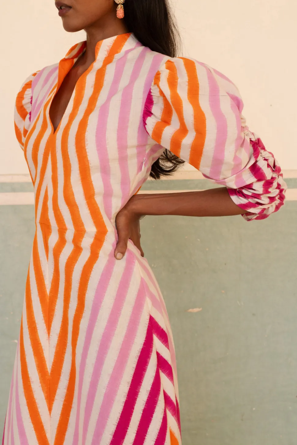 Multicolor Illusion Dress