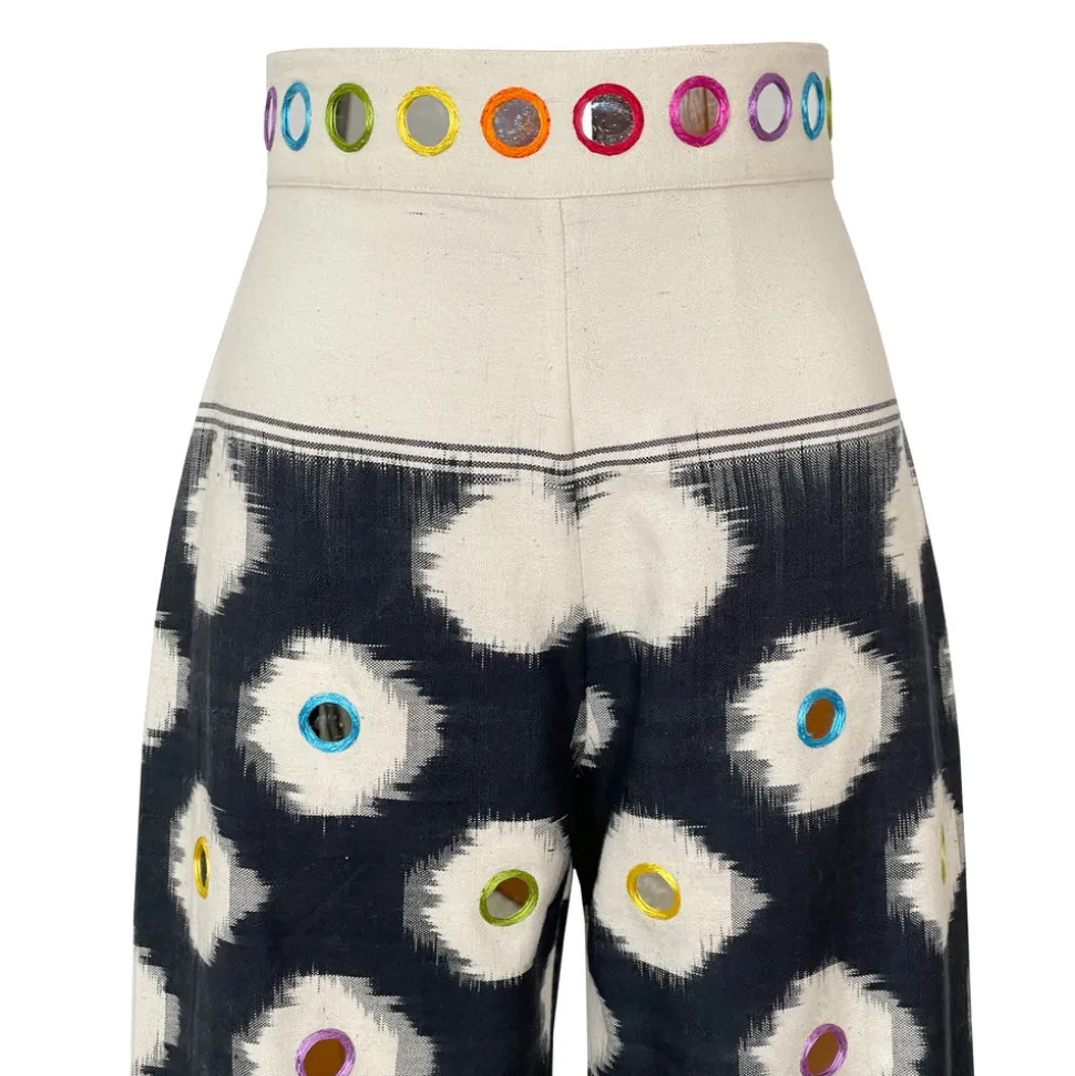 Multicolor Mirror Trousers