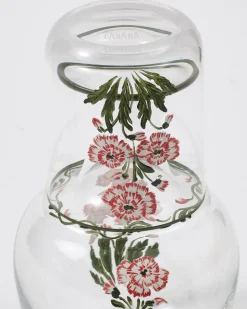 Murano Garofano Hand-Painted Bedside Set