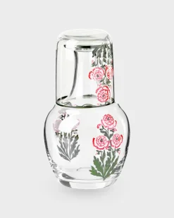 Murano Garofano Hand-Painted Bedside Set