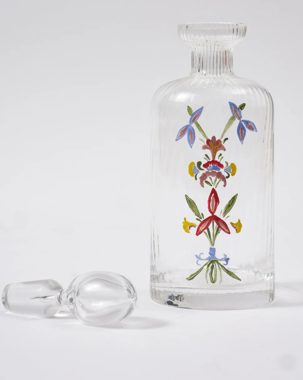 Murano Gulistan Hand-Painted Oil Bottle