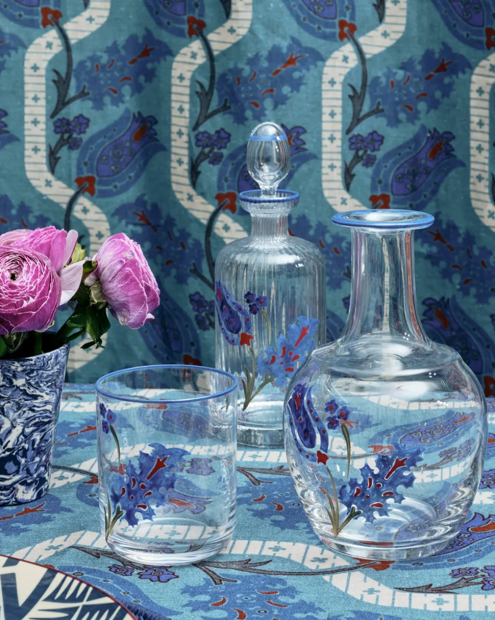 Murano Topkapi Hand-Painted Oil Bottle