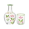Murano Tulip Hand-Painted Bedside Set