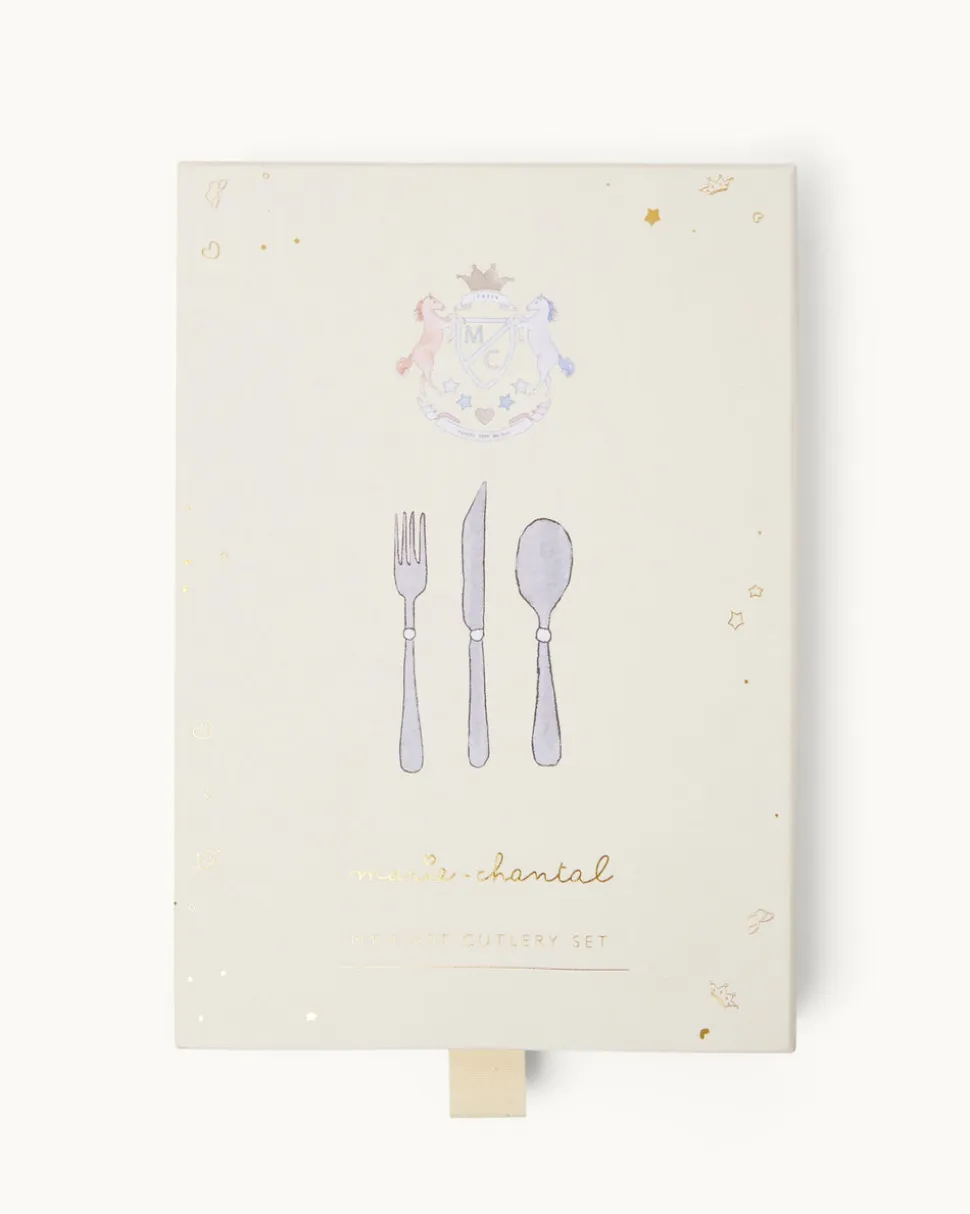 My First Cutlery Set in Crest