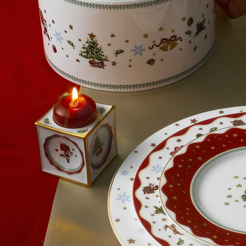 My Noel Square Candle Holder