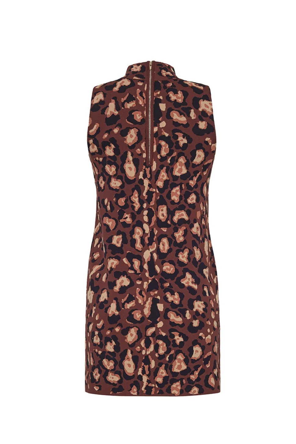 Myrtle Dress in Painted Animal Brown