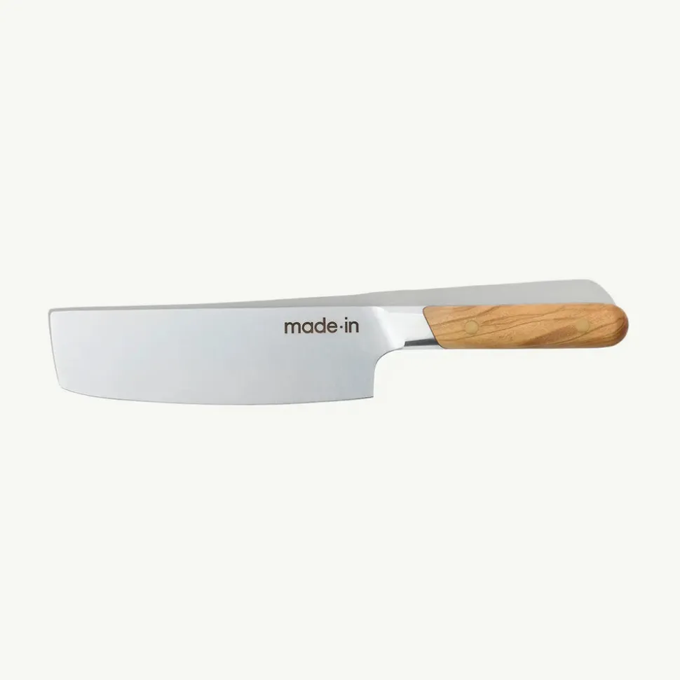 Nakiri Knife in Olive Wood