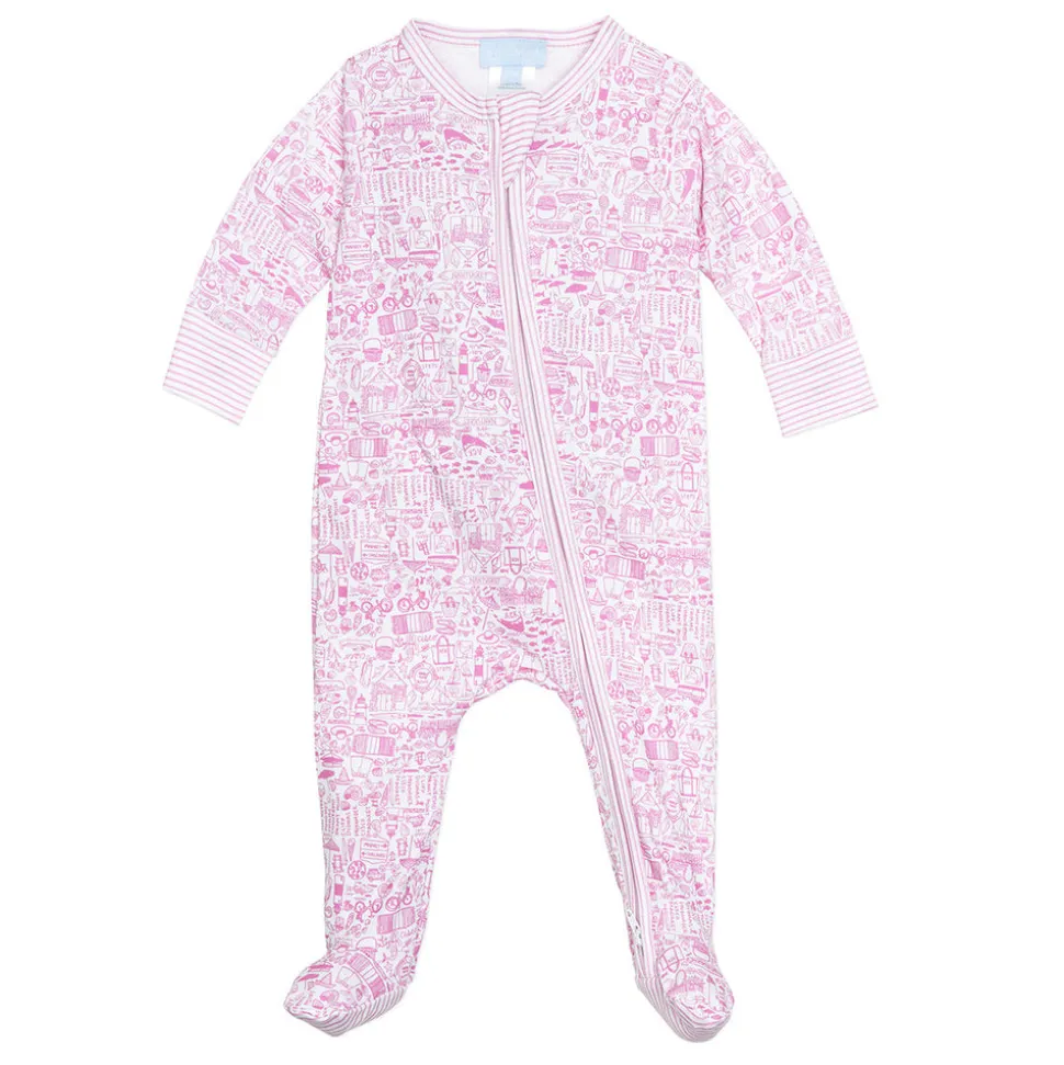 Nantucket Zip Baby Onesie