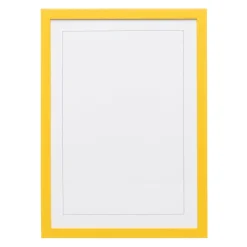 Naples Yellow Wood Picture Frame