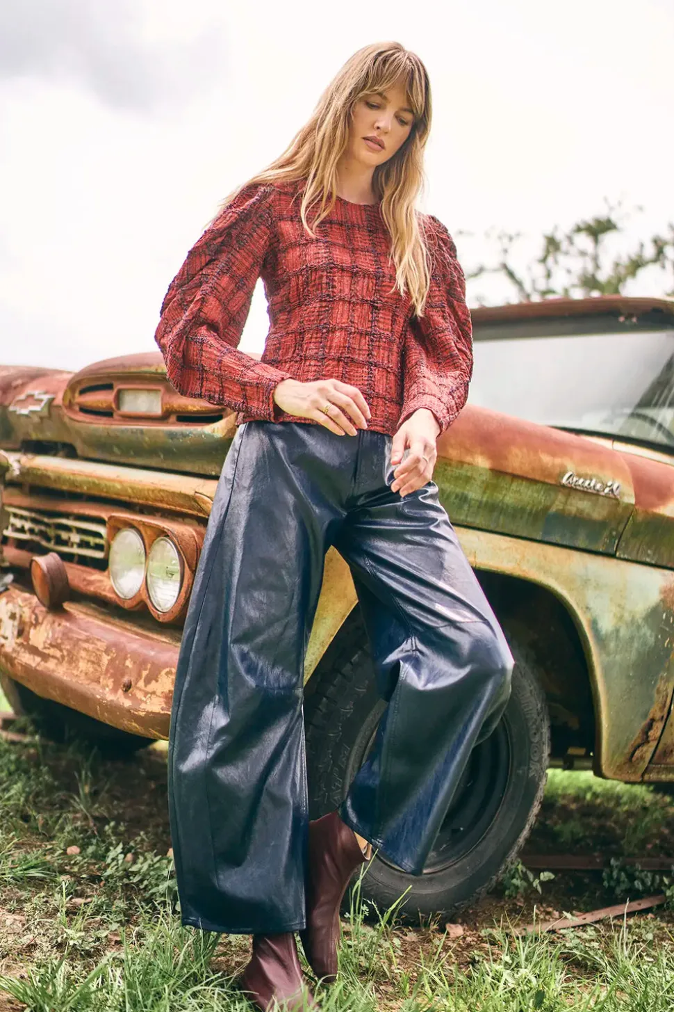 Natalie Top in Terracotta