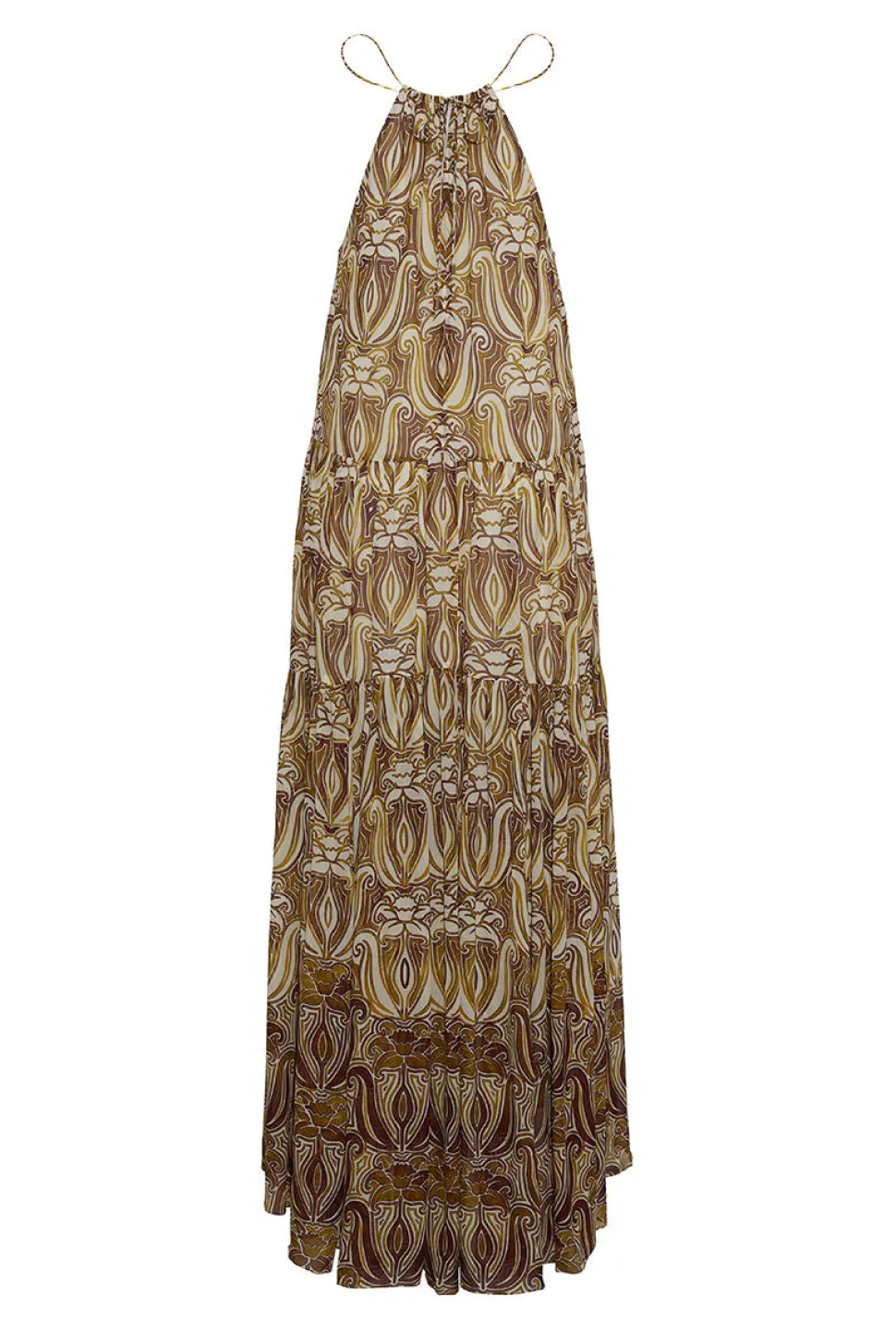 Natasha Dress in Daffodils Plum