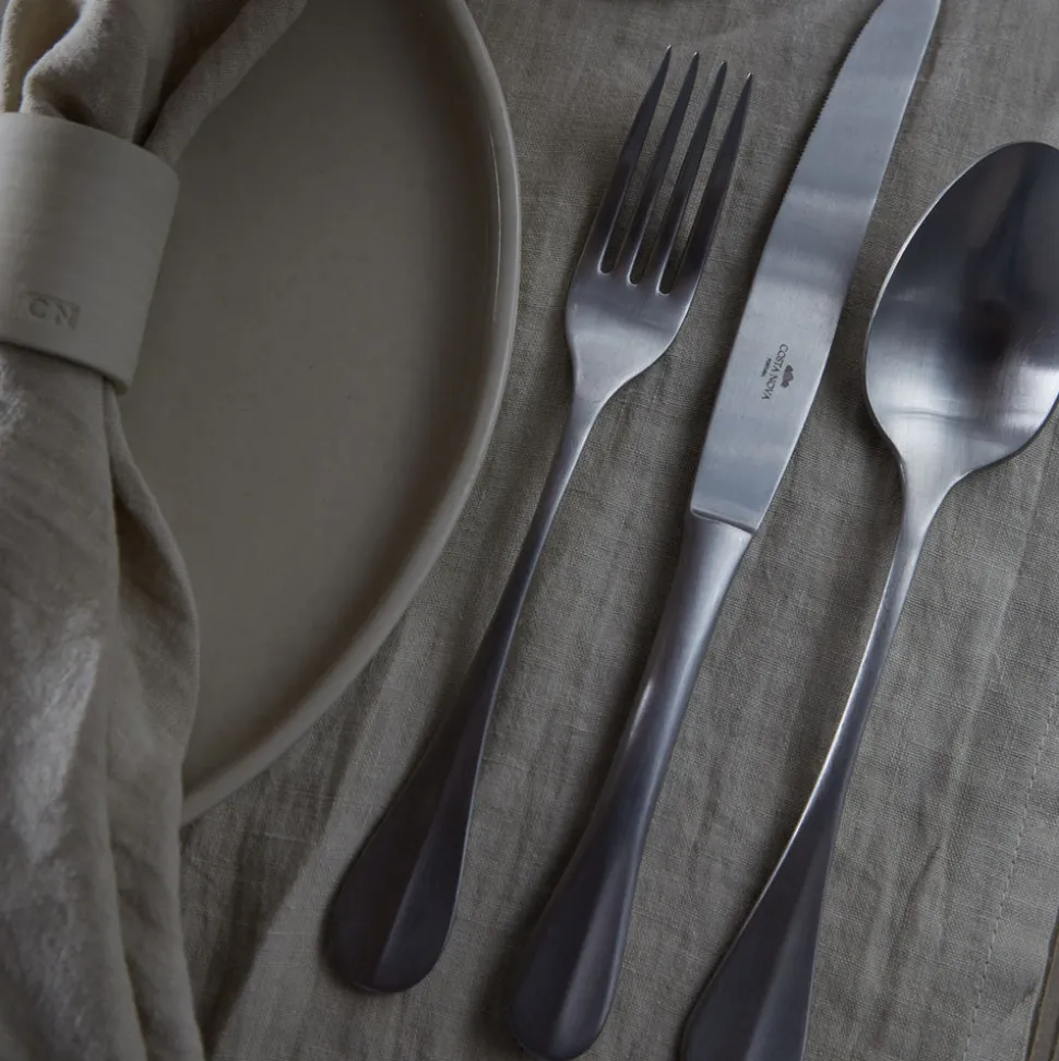 Nau Collection Flatware in Brushed, Set of 5