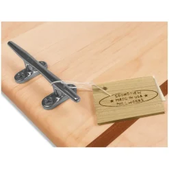 Nautical Cleat Double Handle Charcuterie Board