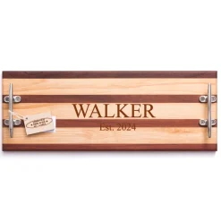 Nautical Cleat Double Handle Serving Board