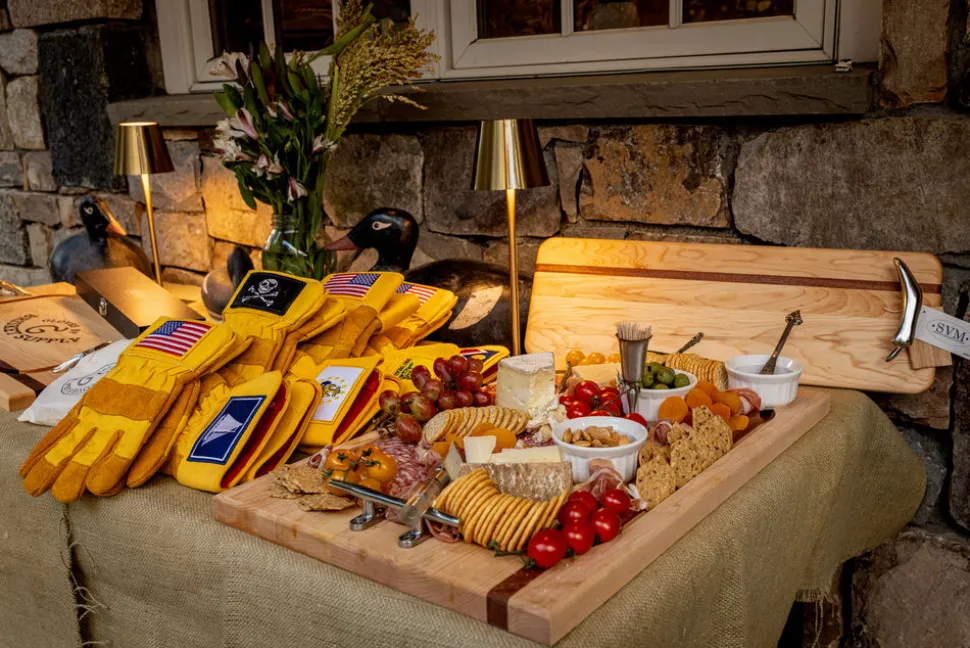 Nautical Cleat Handle Steak Boards