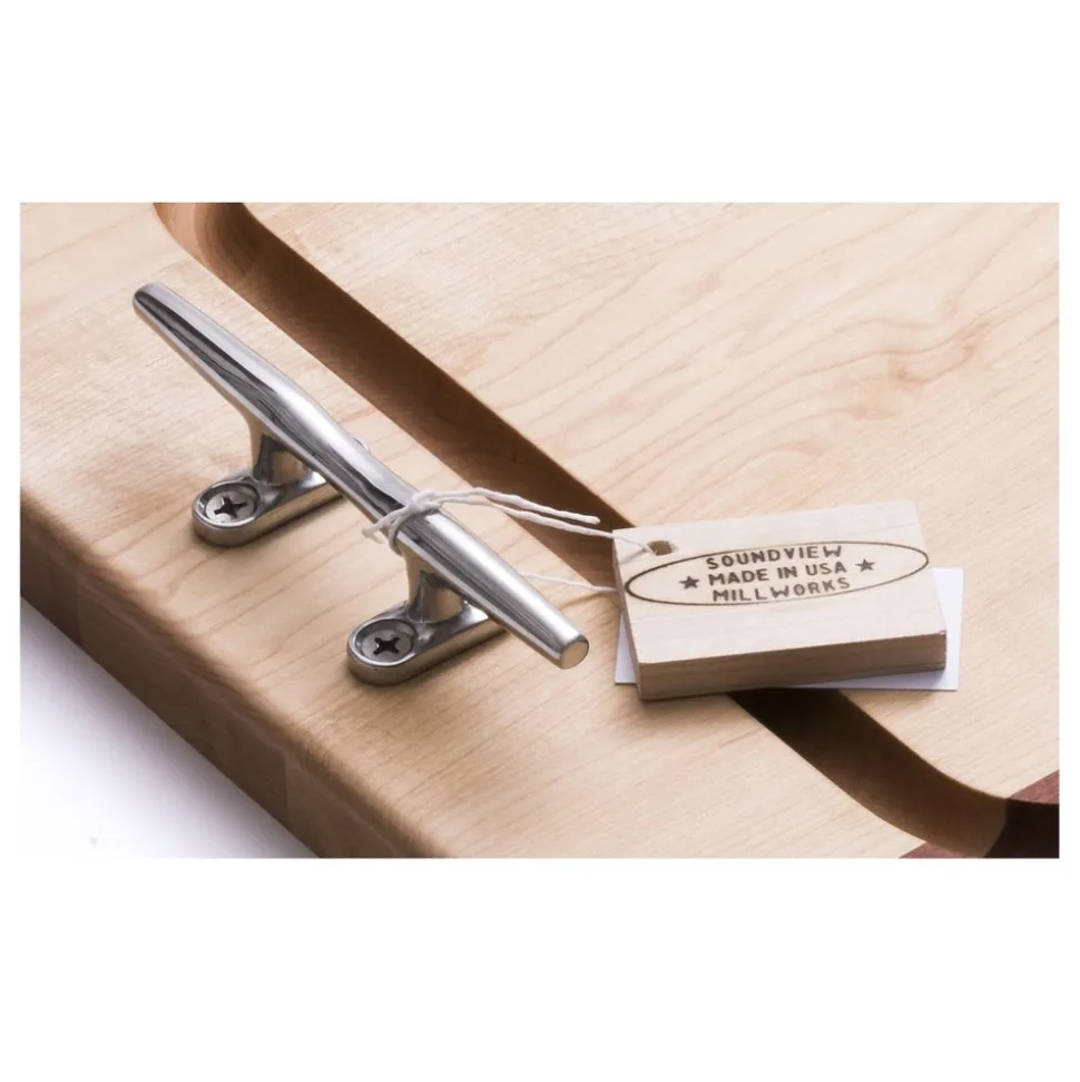 Nautical Cleat Handle Steak Boards