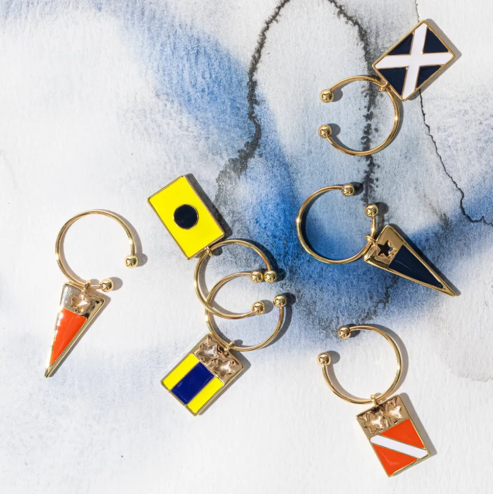 Nautical Wine Charms, Set of 6