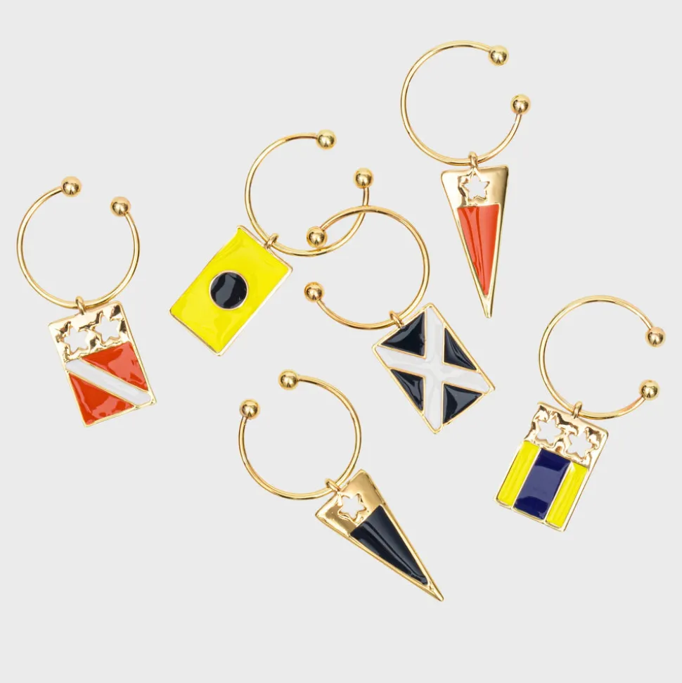 Nautical Wine Charms, Set of 6