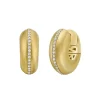 Nautilus Cyprus Diamond and Gold Hoops