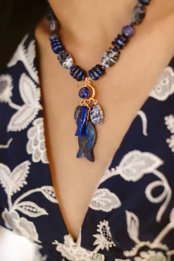 Navy Necklace