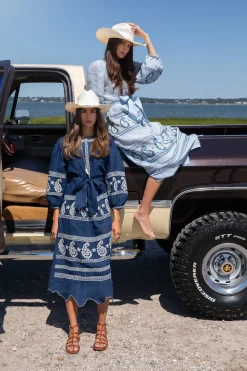 Navy Piper Dress