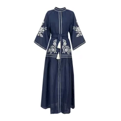 Navy Swan Dress