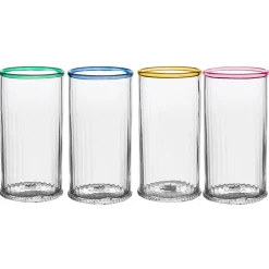 Nell Highball Assorted, Set of 4 in Multi