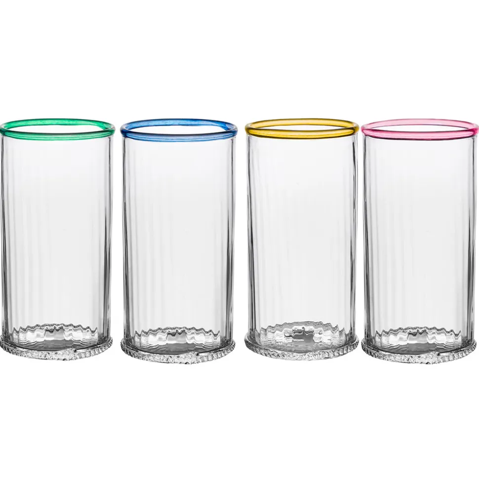 Nell Highball Assorted, Set of 4 in Multi