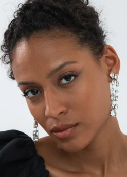 Nessa Earrings in Crystal